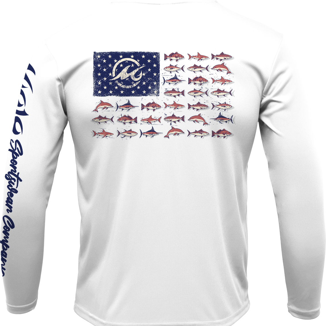 Men's SoWal Sun Jersey American Gulf School Long Sleeve