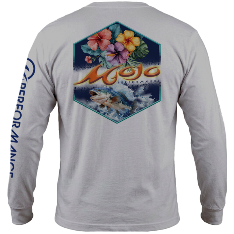 Men's SoWal Sun Jersey Mojo Hibiscus Long Sleeve