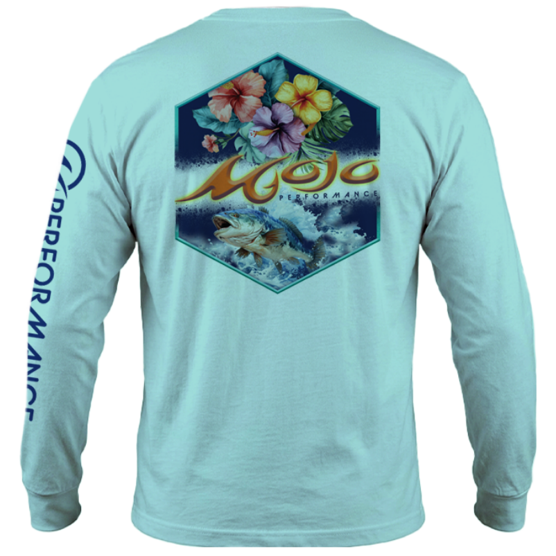 Men's SoWal Sun Jersey Mojo Hibiscus Long Sleeve