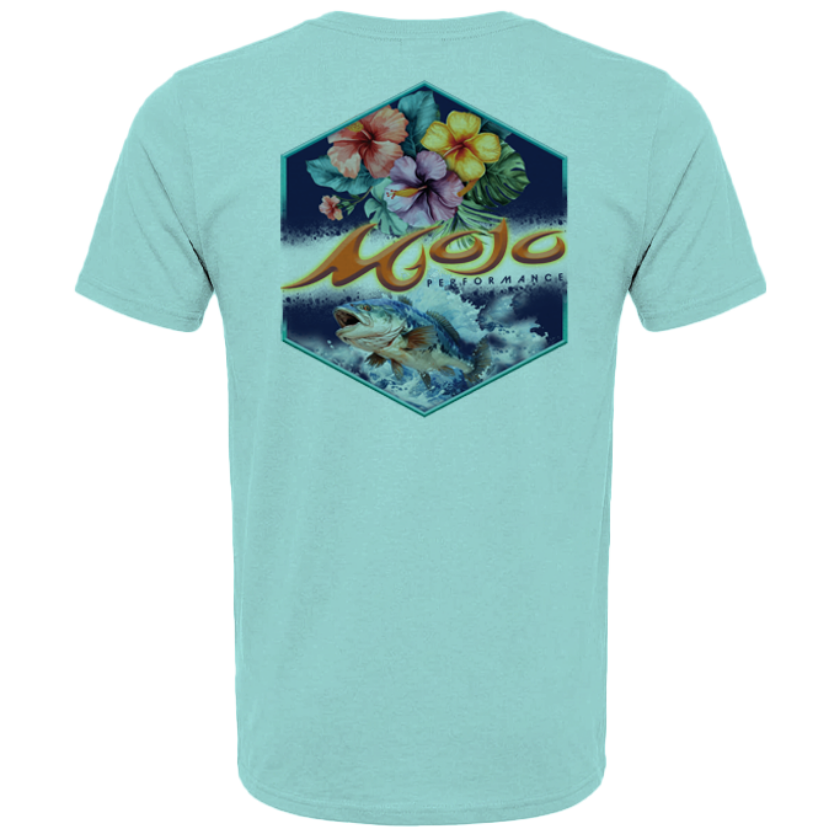 Men's SoWal Sun Jersey Mojo Hibiscus Short Sleeve