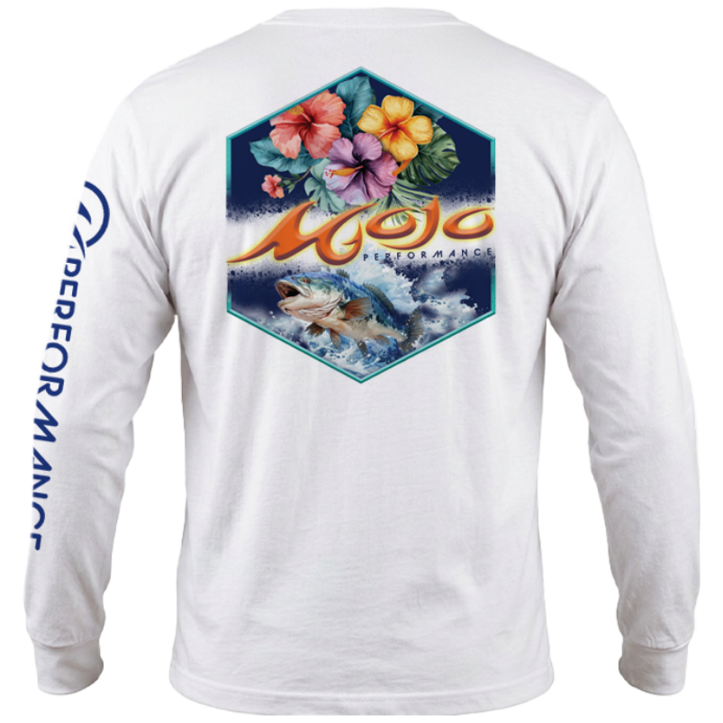 Men's SoWal Sun Jersey Mojo Hibiscus Long Sleeve