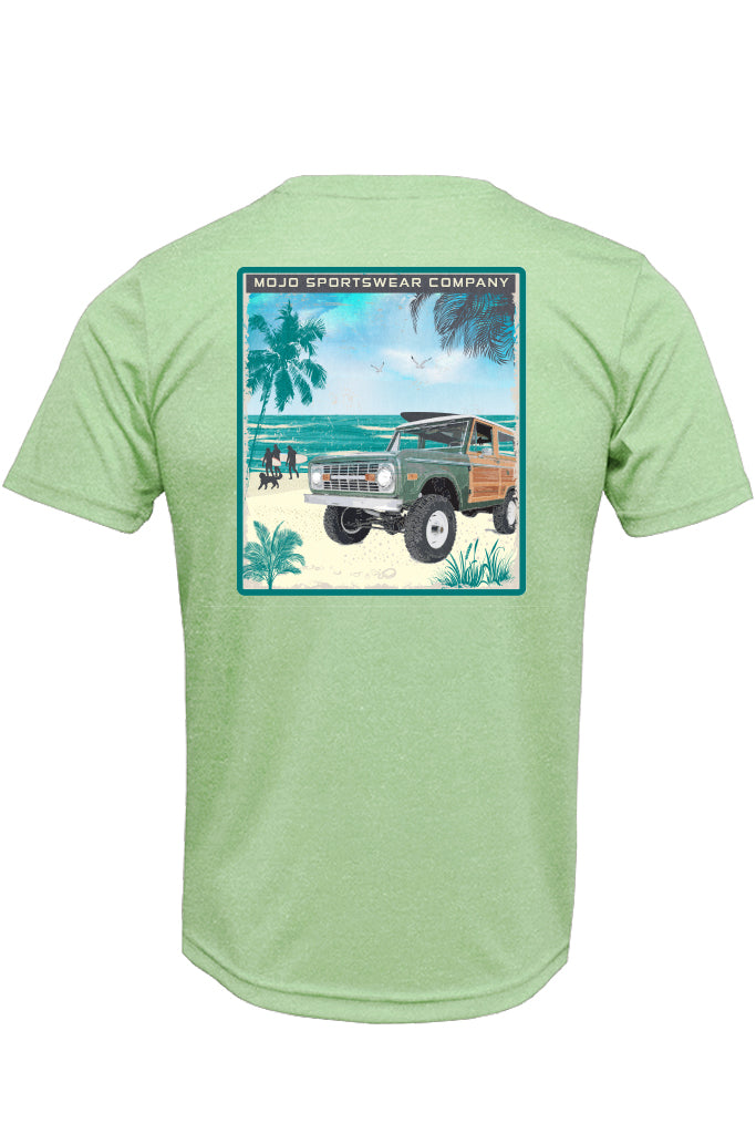 RBW Beach Bronco Short Sleeve T-Shirt - Mojo Sportswear Company