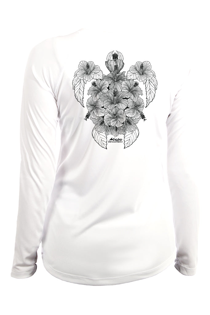 Hibiscus Turtle Chica Costera - Mojo Sportswear Company