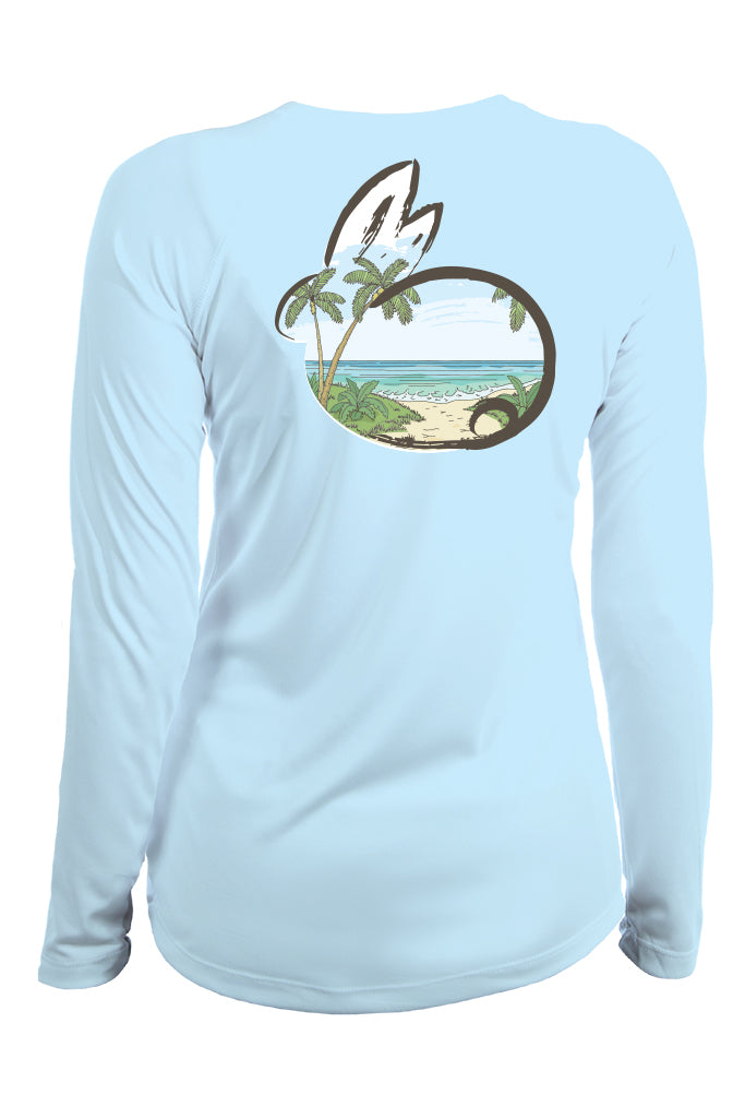 Island Bunny Paradise Found Camisa de Playa - Mojo Sportswear Company