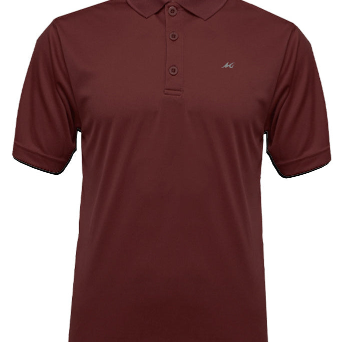 MSC Men's Solid Ribbed Performance Polo - Mojo Sportswear Company