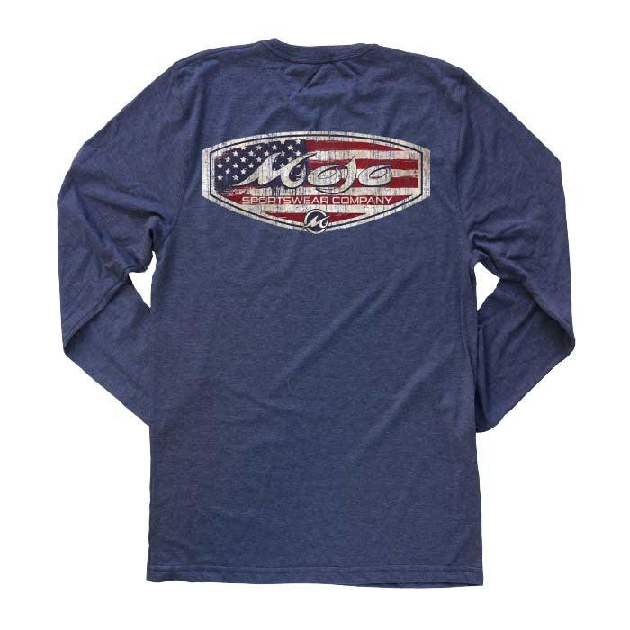 Patriot Crest Long Sleeve T-Shirt - Mojo Sportswear Company