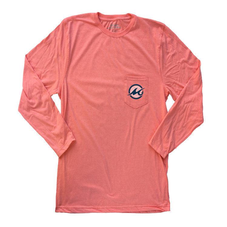 Long Sleeve Long Live The King Performance Fishing T-Shirt - Mojo Sportswear Company