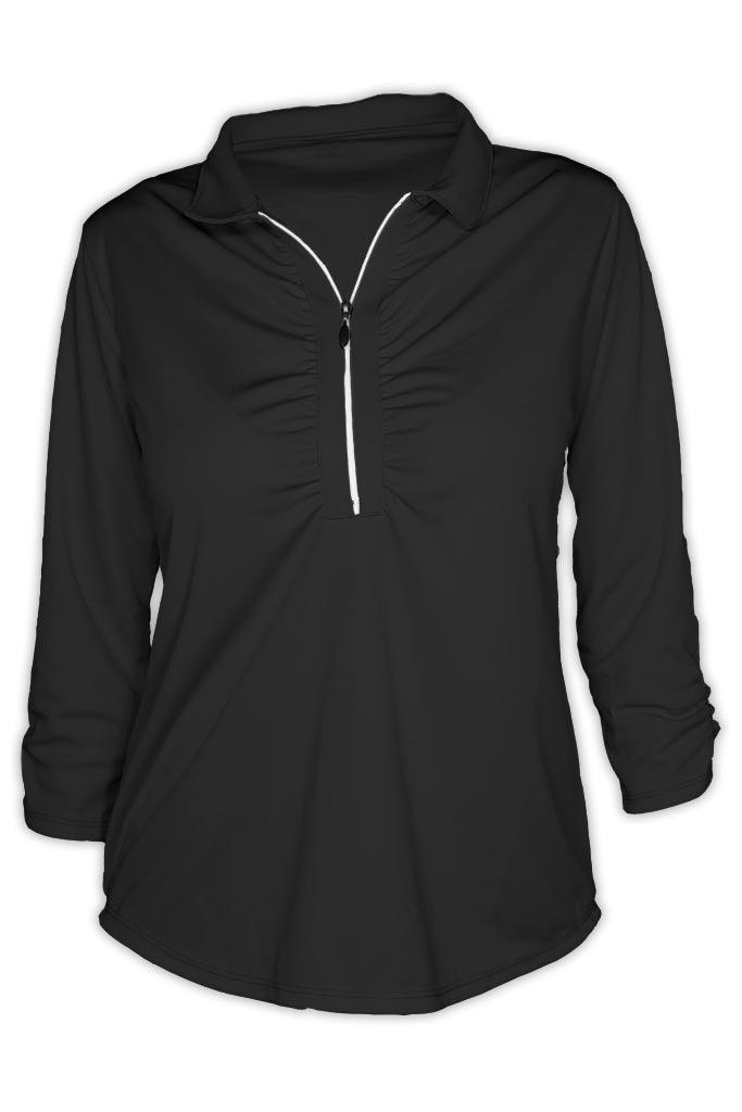 Ladies Shell Caye 1/4 Zip Pullover - Mojo Sportswear Company