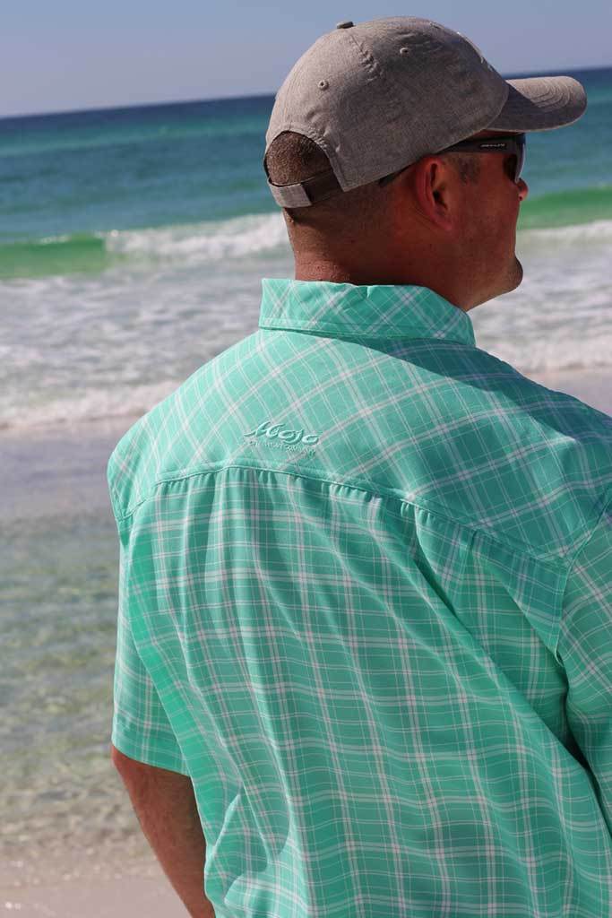 Coastal Plaid Short Sleeve - Mojo Sportswear Company