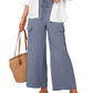 Tidal Drift Women's Beachwear Pants With Drawstring