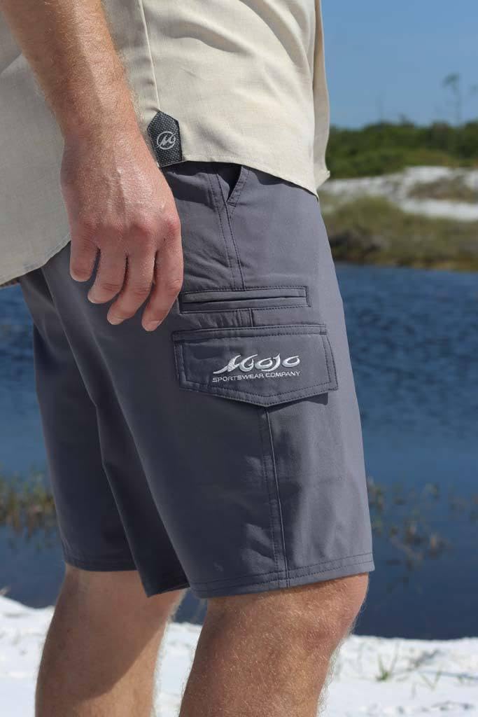 Mojo Sportswear Stretch Fit Shorts in Wiregrass Size: XL