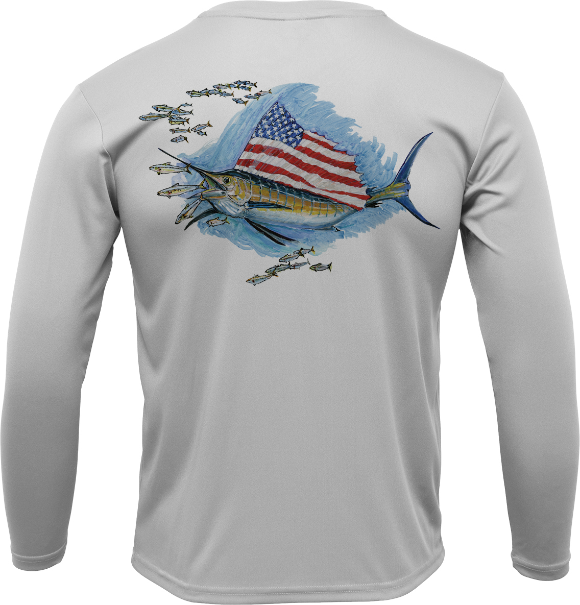 Men's SoWAL Sun Jersey Sailfish Flag Long Sleeve