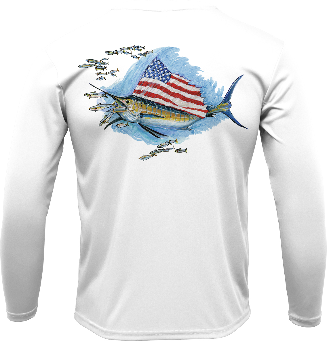 Men's SoWAL Sun Jersey Sailfish Flag Long Sleeve