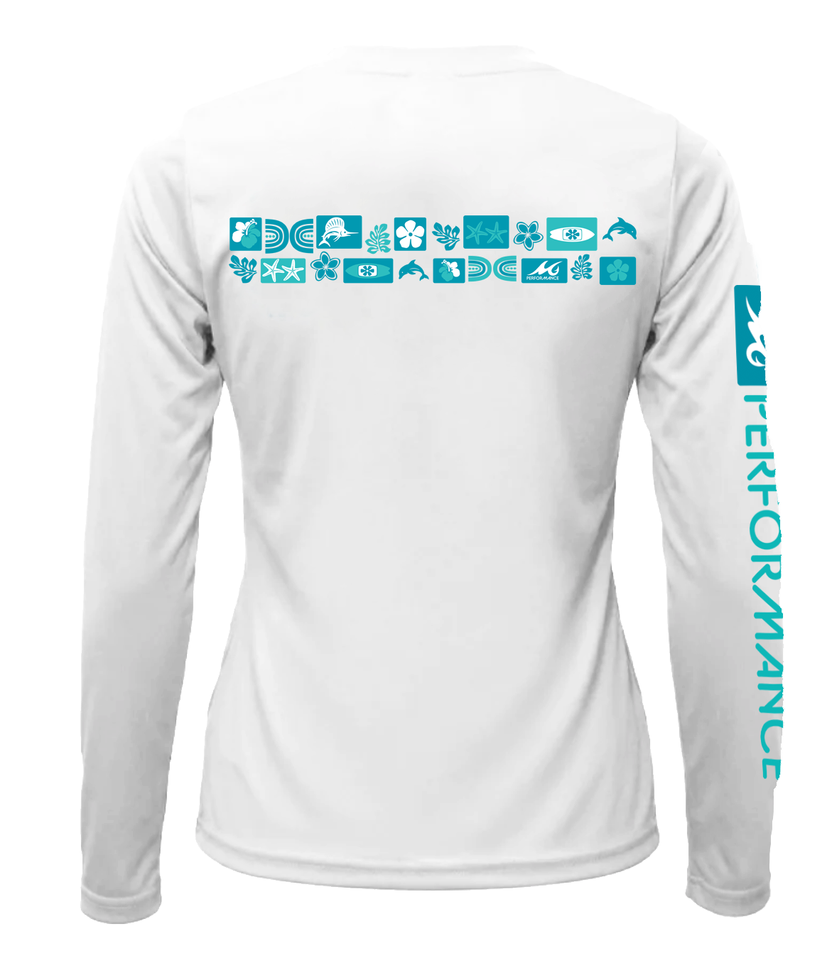 Women's SoWal Sun Jersey Beach Fun Band Long Sleeve