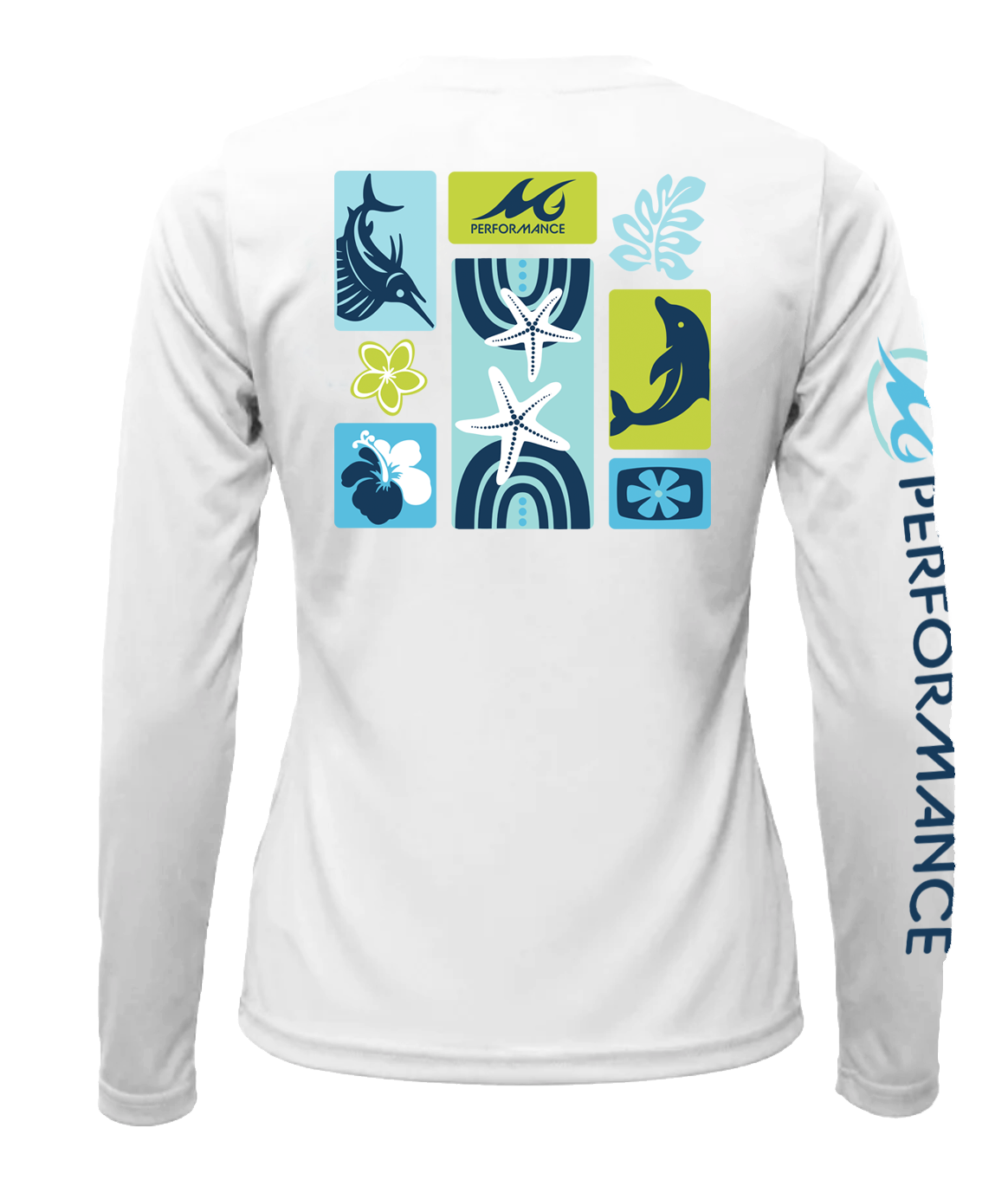 Women's SoWal Sun Jersey Ocean Mojo Long Sleeve