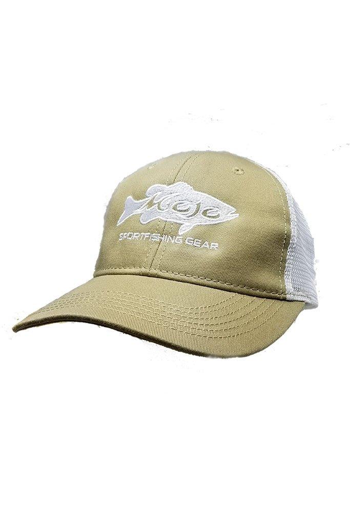 Embroidered Bass Snapback Hat - Shop for Fishing Baseball Caps & More | Mojo Sportswear Company Dune / One Size