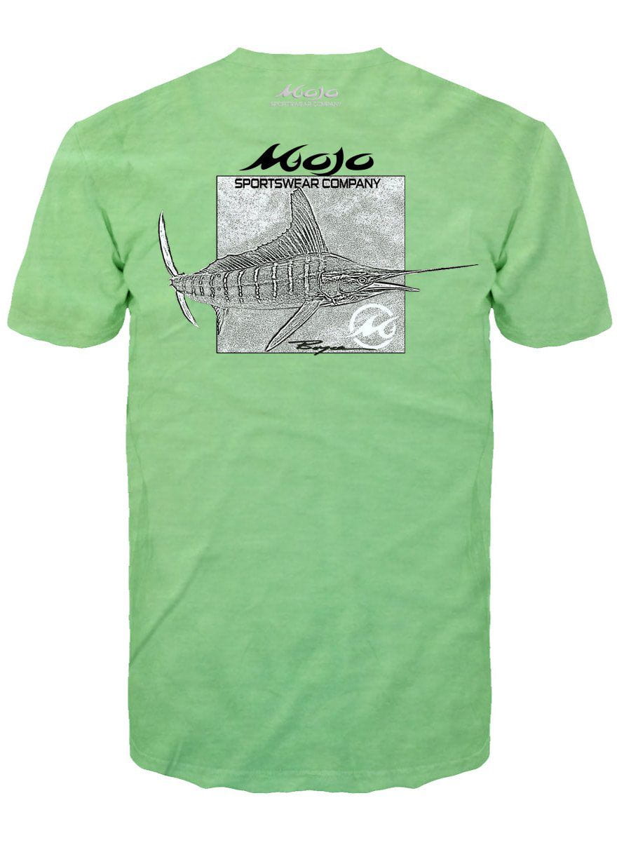 Marlin Etch - Bill Boyce Short Sleeve T-Shirt - Mojo Sportswear Company