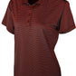 Ladies Micro Striped Performance Polo - Mojo Sportswear Company