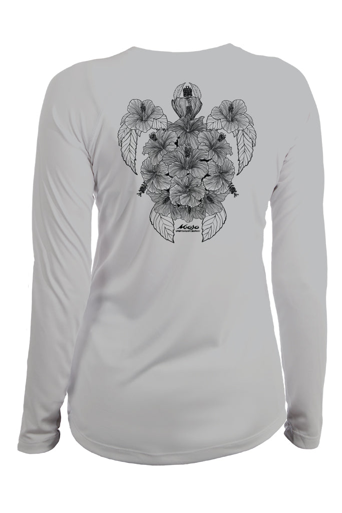 Hibiscus Turtle Chica Costera - Mojo Sportswear Company