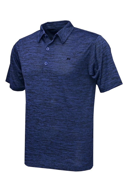 Men's Heathered Performance Polo - Mojo Sportswear Company