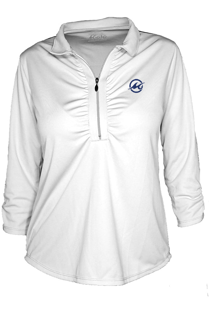 Land of the Free Ladies Shell Caye 1/4 Zip - Mojo Sportswear Company