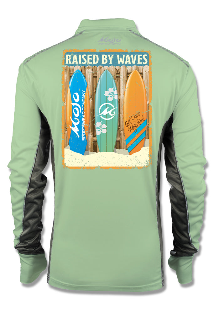 RBW Surfboard Ultimate-Guide 1/4 Zip - Mojo Sportswear Company