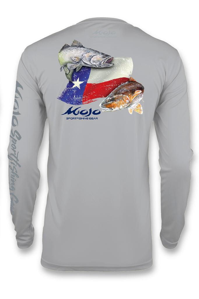 Performance Fish Texas Flag Redfish/Trout in Mountain Ash Size: S