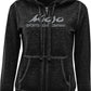 Ladies Vintage Beach Zip Up Hoodie - Mojo Sportswear Company