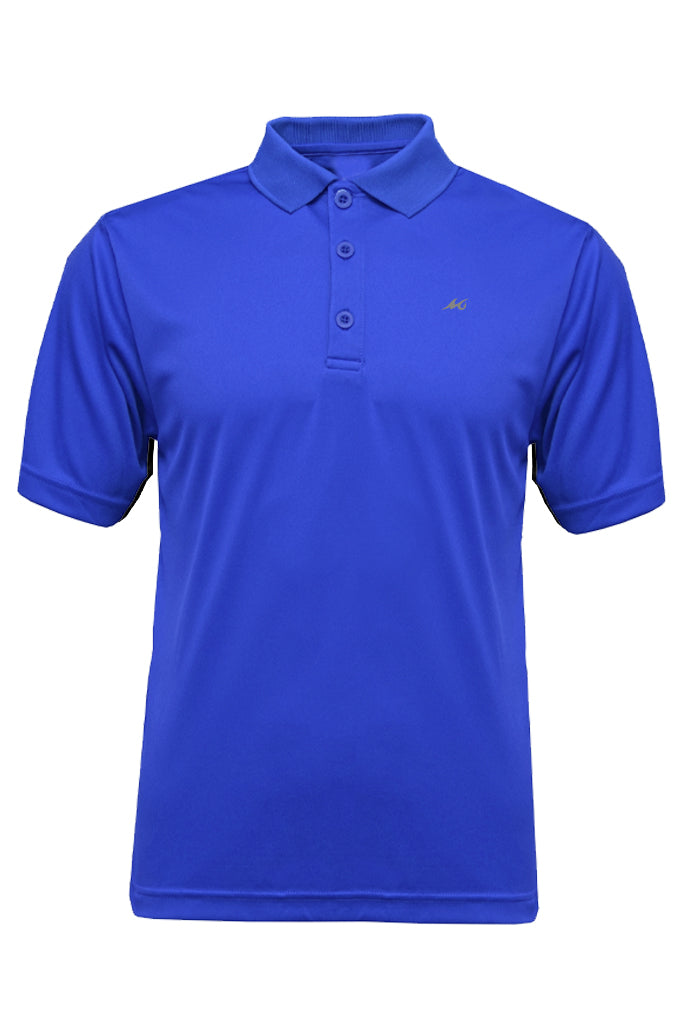 MSC Men's Solid Ribbed Performance Polo - Mojo Sportswear Company