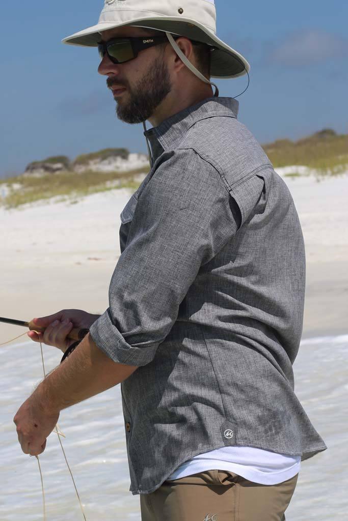 Coastal Linen Long Sleeve Fishing Shirt - Order Your Mens Fishing