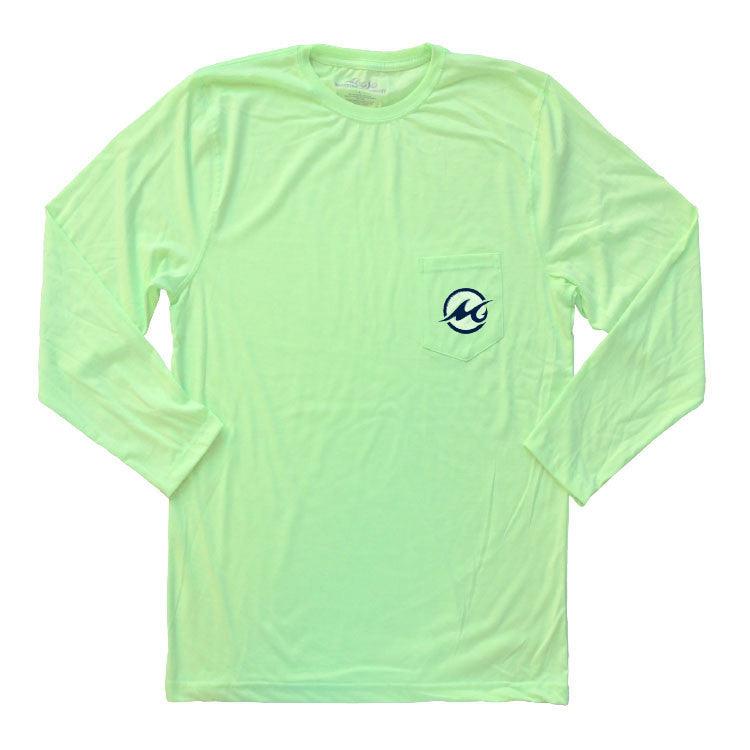 Performance Fishing Shirts | Fishing Shirts for Men | Fishing Tee Shirts - Mojo Sportswear Company Heron Blue / S