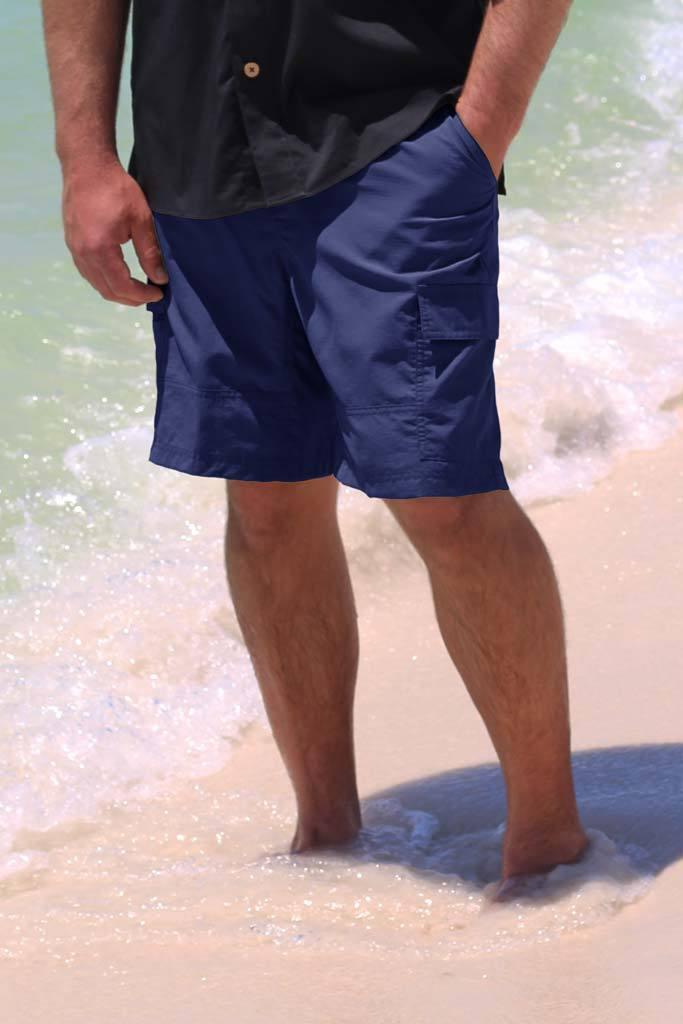 Mojo fishing shorts size 40 inseam 10 gray Nylon men's