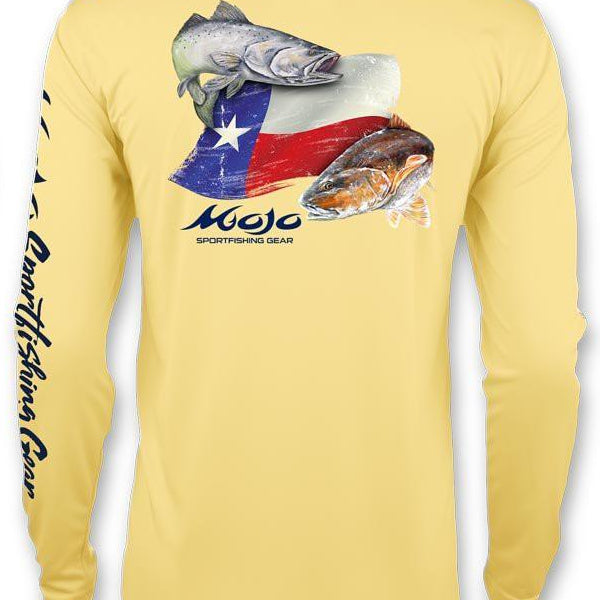 Performance Fishing Shirt With Texas Flag - Order Your Fishing Shirts & More