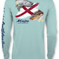 Alabama Redfish Flag Wireman X - Mojo Sportswear Company